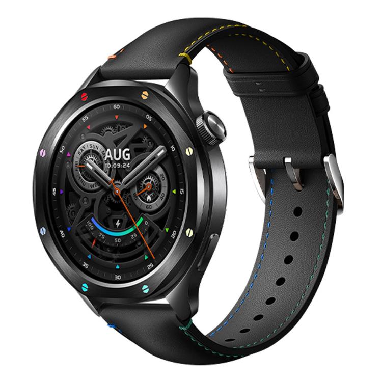 Pin Buckle Vegan Leather Watch Band, For Xiaomi Watch S4