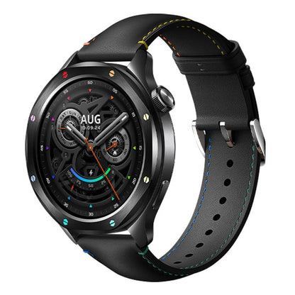 Pin Buckle Vegan Leather Watch Band, For Xiaomi Watch S4