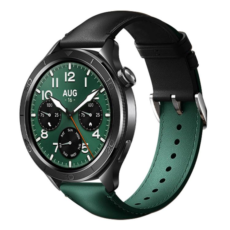 Pin Buckle Vegan Leather Watch Band, For Xiaomi Watch S4
