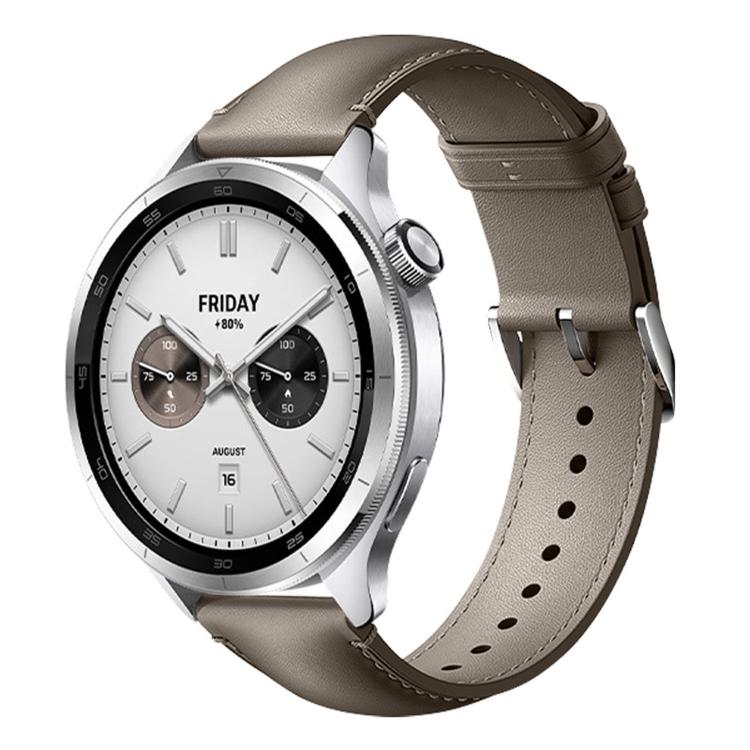Pin Buckle Vegan Leather Watch Band, For Xiaomi Watch S4