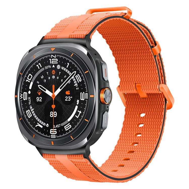 Line Pattern Silicone Watch Band, For Samsung Galaxy Watch Ultra / Ultra 2025