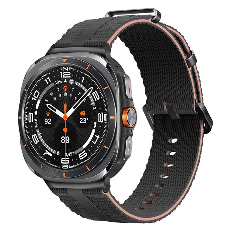 Line Pattern Silicone Watch Band, For Samsung Galaxy Watch Ultra / Ultra 2025