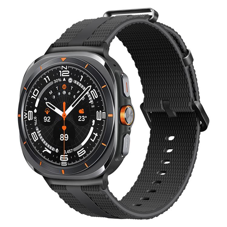 Line Pattern Silicone Watch Band, For Samsung Galaxy Watch Ultra / Ultra 2025