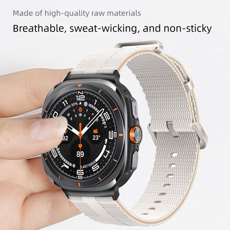 Line Pattern Silicone Watch Band, For Samsung Galaxy Watch Ultra / Ultra 2025