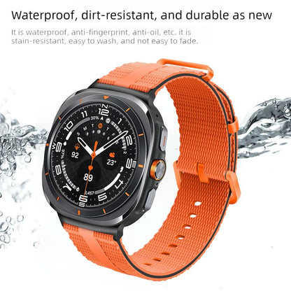 Line Pattern Silicone Watch Band, For Samsung Galaxy Watch Ultra / Ultra 2025