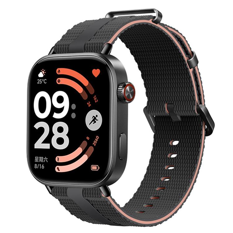 Line Pattern Silicone Watch Band, For Xiaomi Band 10 Pro / 9 Pro / Redmi Watch 6