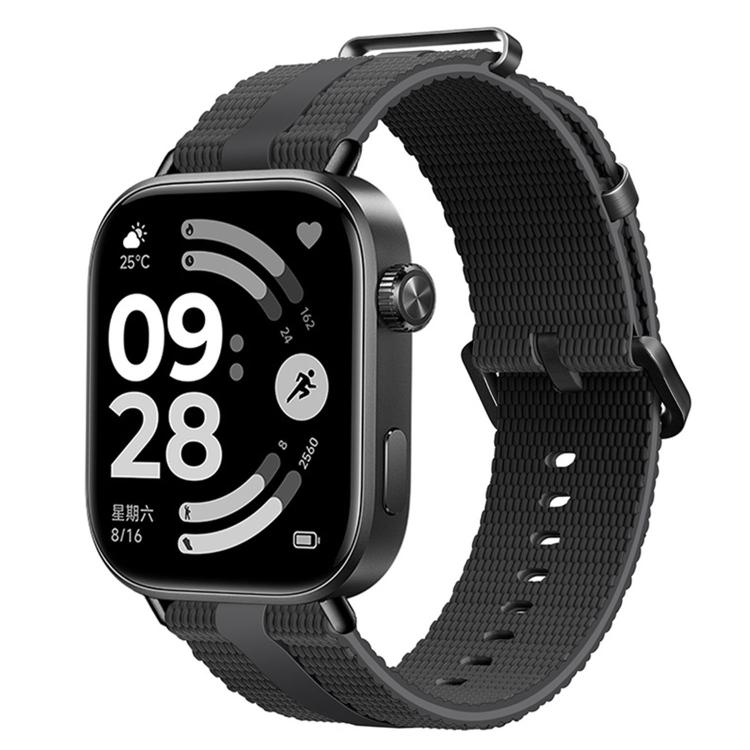 Line Pattern Silicone Watch Band, For Xiaomi Band 10 Pro / 9 Pro / Redmi Watch 6