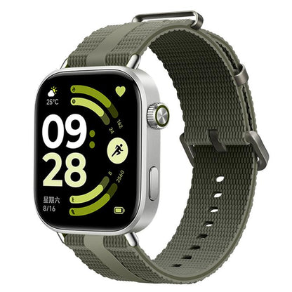 Line Pattern Silicone Watch Band, For Xiaomi Band 10 Pro / 9 Pro / Redmi Watch 6