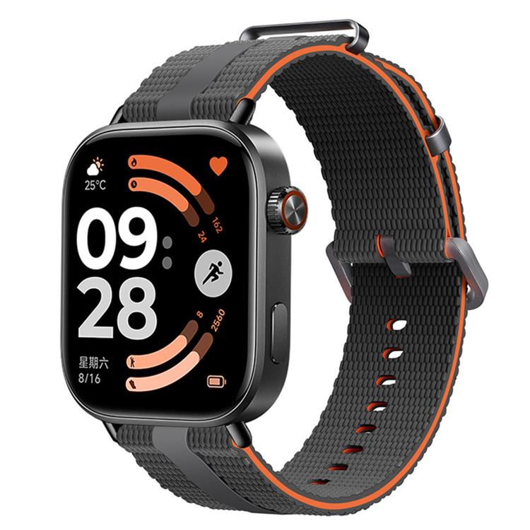 Line Pattern Silicone Watch Band, For Xiaomi Band 10 Pro / 9 Pro / Redmi Watch 6