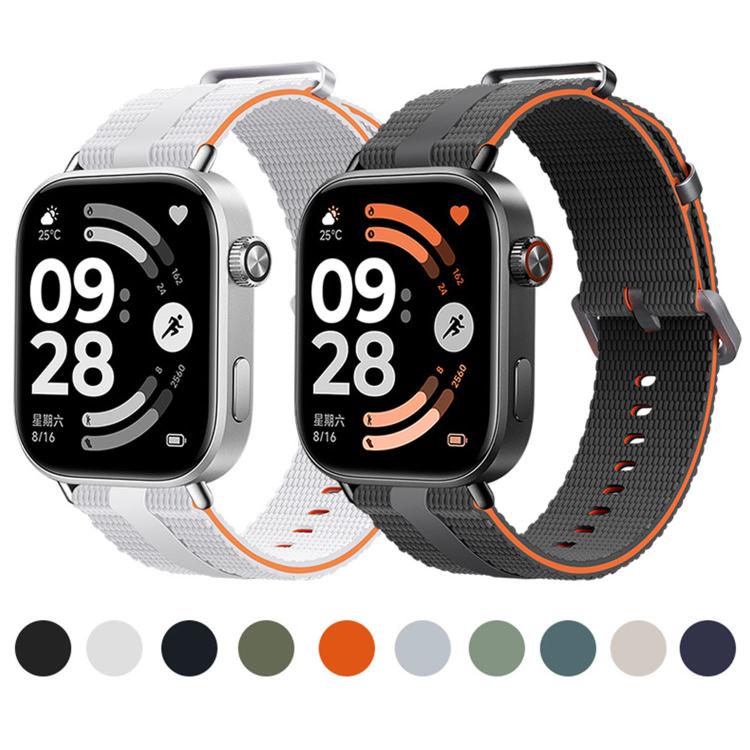 Line Pattern Silicone Watch Band, For Xiaomi Band 10 Pro / 9 Pro / Redmi Watch 6