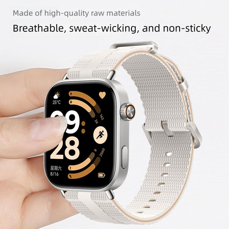 Line Pattern Silicone Watch Band, For Xiaomi Band 10 Pro / 9 Pro / Redmi Watch 6