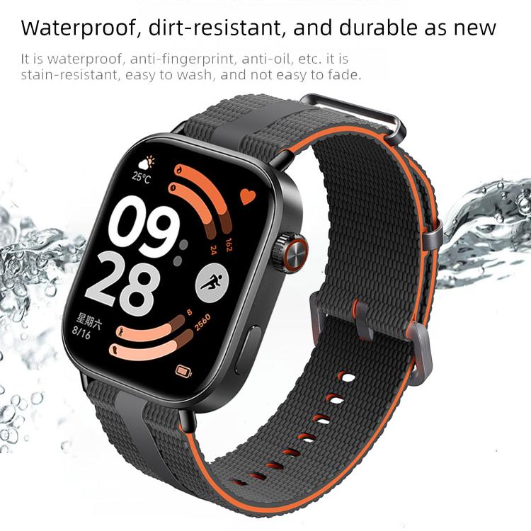 Line Pattern Silicone Watch Band, For Xiaomi Band 10 Pro / 9 Pro / Redmi Watch 6