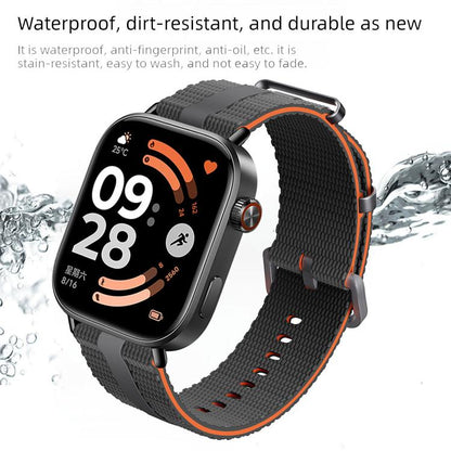 Line Pattern Silicone Watch Band, For Xiaomi Band 10 Pro / 9 Pro / Redmi Watch 6