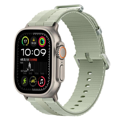 Line Pattern Silicone Watch Band, For Apple Watch 46mm / 49mm / 45mm / 44mm, For Apple Watch 42mm / 41mm / 40mm / 38mm