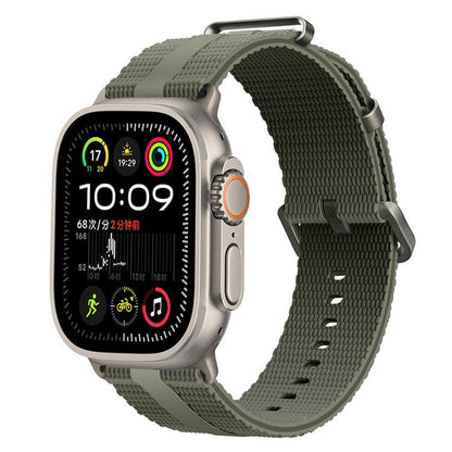 Line Pattern Silicone Watch Band, For Apple Watch 46mm / 49mm / 45mm / 44mm, For Apple Watch 42mm / 41mm / 40mm / 38mm
