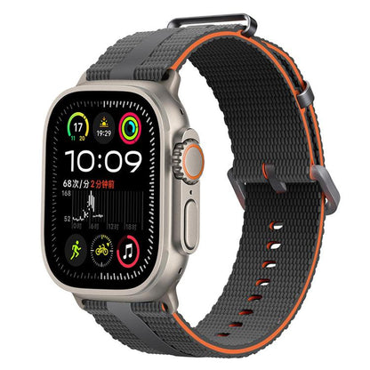 Line Pattern Silicone Watch Band, For Apple Watch 46mm / 49mm / 45mm / 44mm, For Apple Watch 42mm / 41mm / 40mm / 38mm