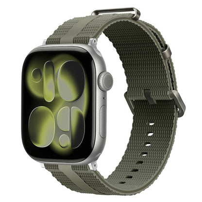 Line Pattern Silicone Watch Band, For Apple Watch 46mm / 49mm / 45mm / 44mm, For Apple Watch 42mm / 41mm / 40mm / 38mm