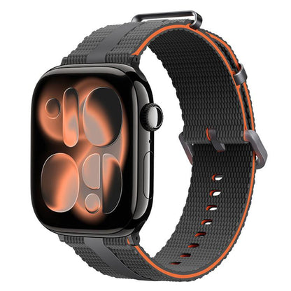 Line Pattern Silicone Watch Band, For Apple Watch 46mm / 49mm / 45mm / 44mm, For Apple Watch 42mm / 41mm / 40mm / 38mm