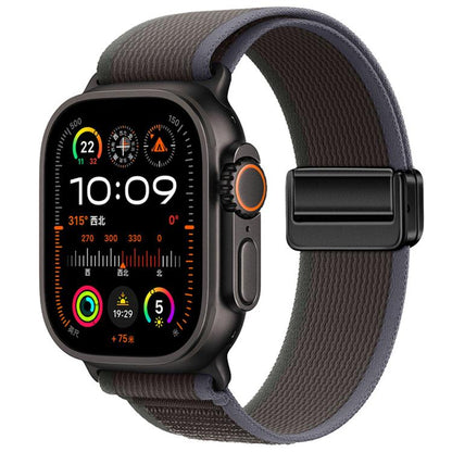 Magnetic Buckle Trail Loop Nylon Watch Band Watch Band, For Apple Watch 46mm / 49mm / 45mm / 44mm, For Apple Watch 42mm / 41mm / 40mm / 38mm