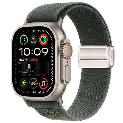 Magnetic Buckle Trail Loop Nylon Watch Band Watch Band, For Apple Watch 46mm / 49mm / 45mm / 44mm, For Apple Watch 42mm / 41mm / 40mm / 38mm