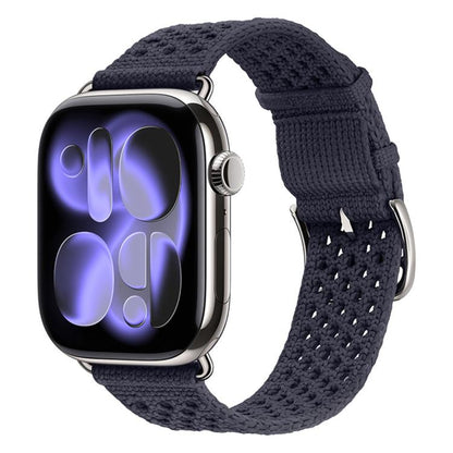 Openwork Knitted Weaving Watch Band, For Apple Watch 46mm / 49mm / 45mm / 44mm, For Apple Watch 42mm / 41mm / 40mm / 38mm