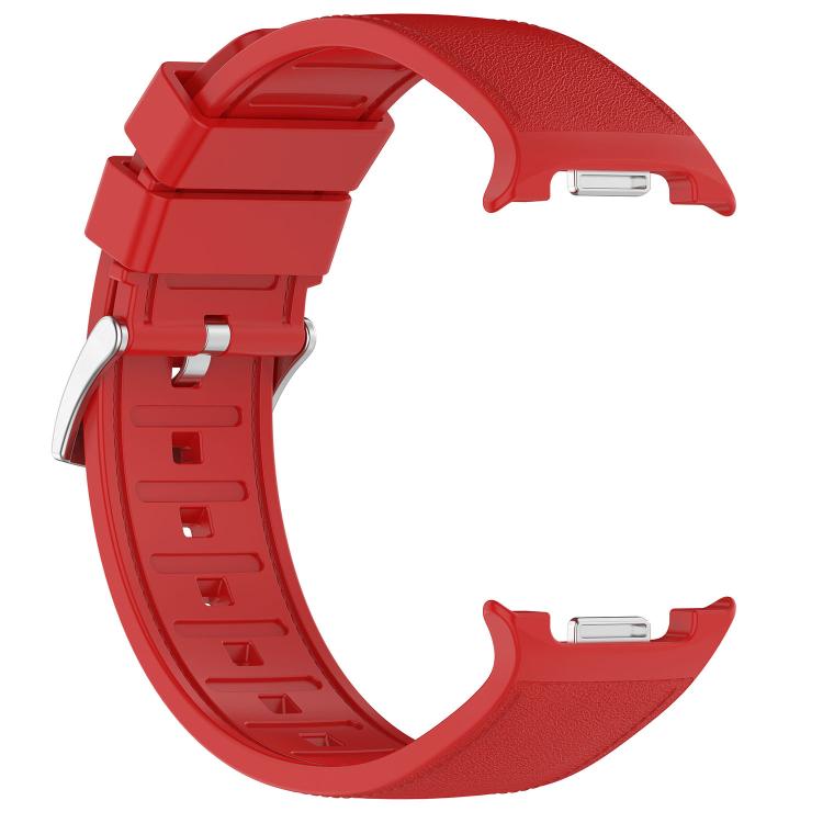 Silicone Integrated Vegan Leather Watch Band, For Samsung Galaxy Watch8 / Watch8 Classic