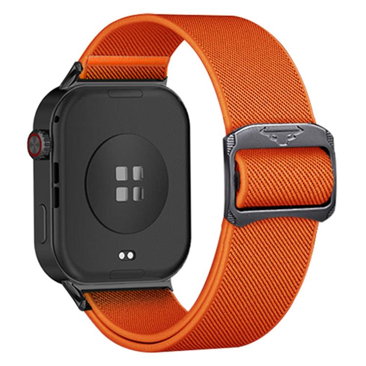 Bull Bead Buckle Elastic Nylon Watch Band, For Xiaomi Band  10 Pro / Redmi Watch 6 / 5
