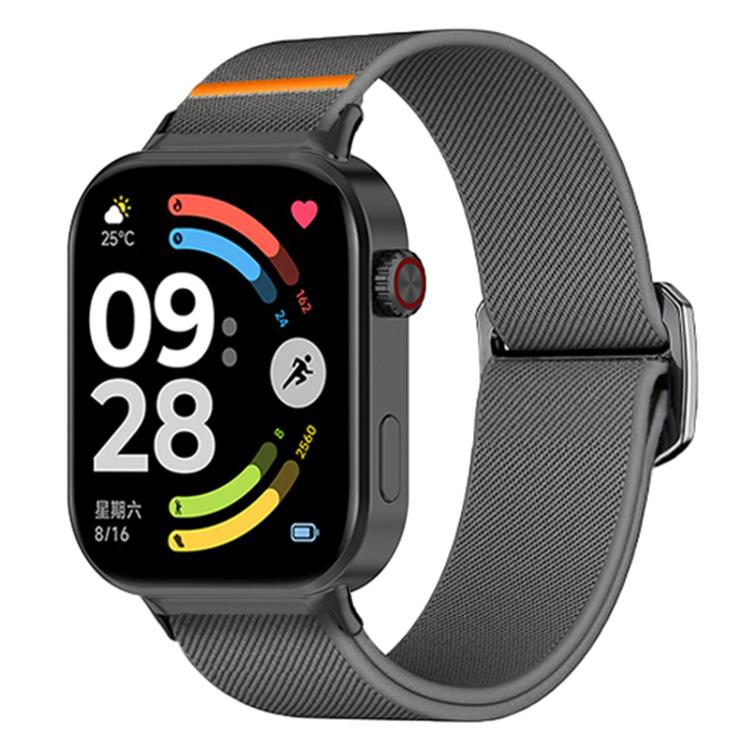 Bull Bead Buckle Elastic Nylon Watch Band, For Xiaomi Band  10 Pro / Redmi Watch 6 / 5