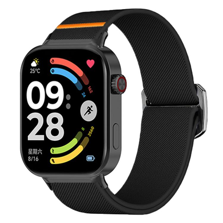 Bull Bead Buckle Elastic Nylon Watch Band, For Xiaomi Band  10 Pro / Redmi Watch 6 / 5