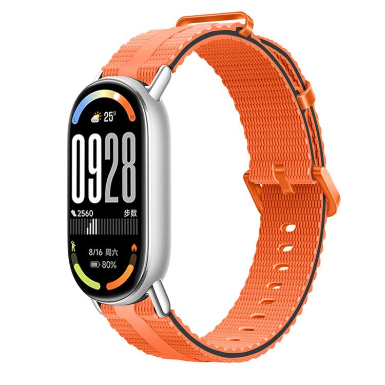 Line Pattern Silicone Watch Band, For Xiaomi Band 10 / 9 / 8