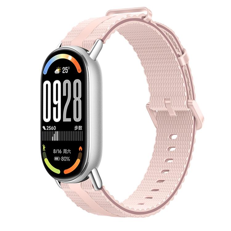 Line Pattern Silicone Watch Band, For Xiaomi Band 10 / 9 / 8