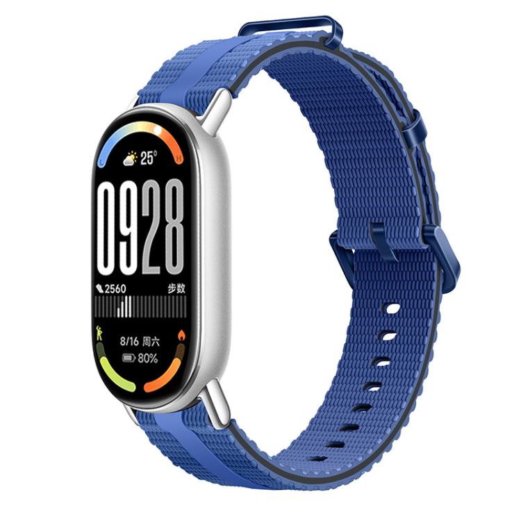 Line Pattern Silicone Watch Band, For Xiaomi Band 10 / 9 / 8