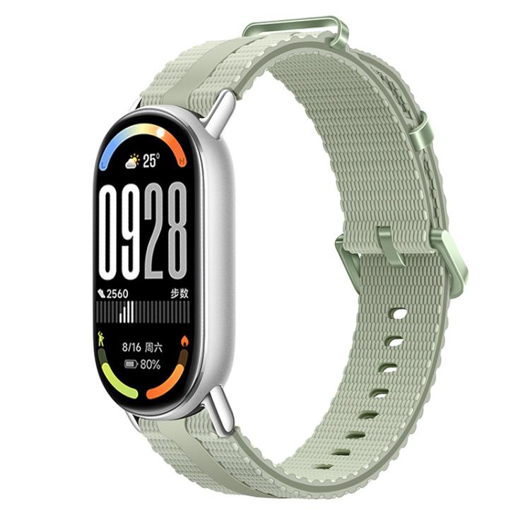 Line Pattern Silicone Watch Band, For Xiaomi Band 10 / 9 / 8