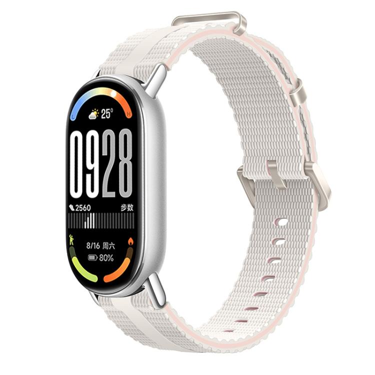 Line Pattern Silicone Watch Band, For Xiaomi Band 10 / 9 / 8
