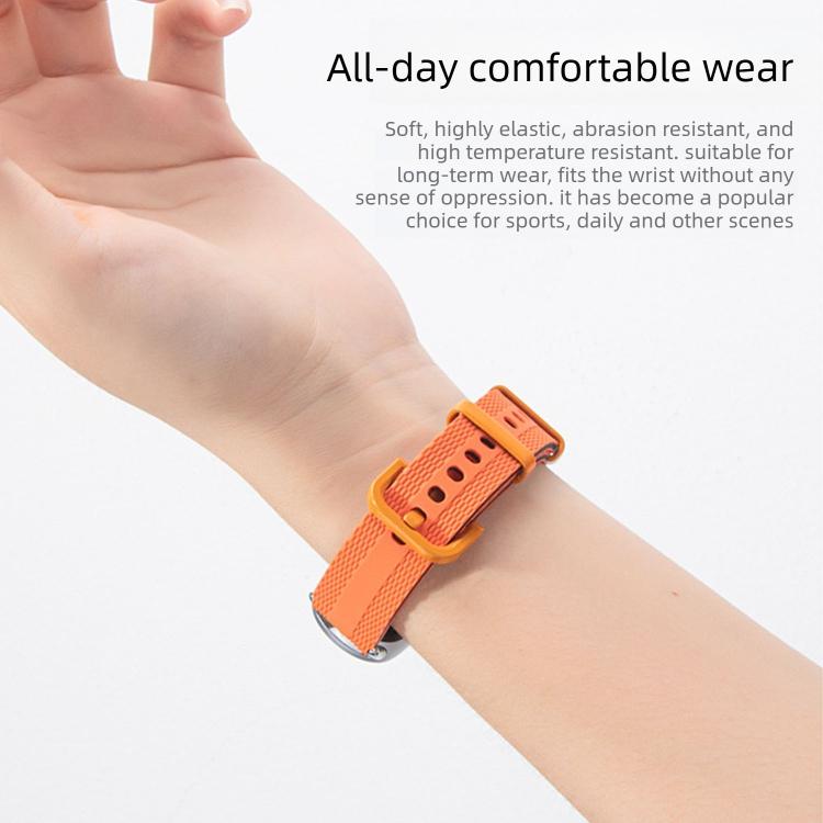 Line Pattern Silicone Watch Band, For Xiaomi Band 10 / 9 / 8