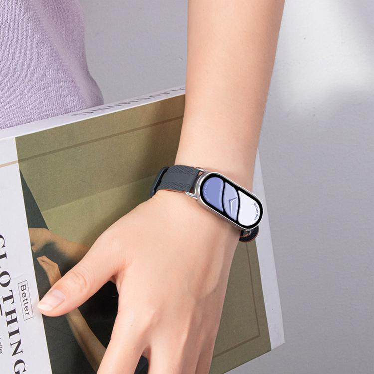 Line Pattern Silicone Watch Band, For Xiaomi Band 10 / 9 / 8