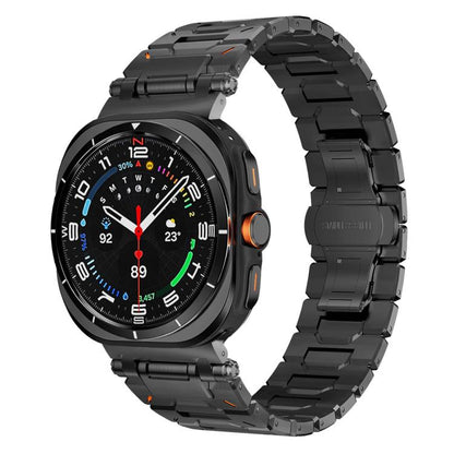 Pathfinder Butterfly Clasp Titanium Alloy Watch Band, For Samsung Galaxy Ultra 47mm / Ultra 2025, For Samsung Galaxy Watch8 / Watch8 Classic