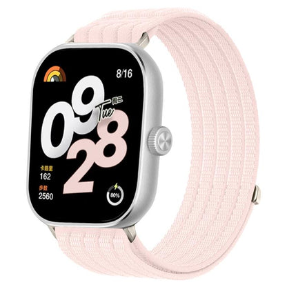 Cloud-Feel Breathable Nylon Woven Metal Head Watch Band, For Xiaomi Band 10 Pro / 9 Pro / Redmi Watch 6