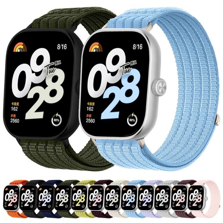 Cloud-Feel Breathable Nylon Woven Metal Head Watch Band, For Xiaomi Band 10 Pro / 9 Pro / Redmi Watch 6