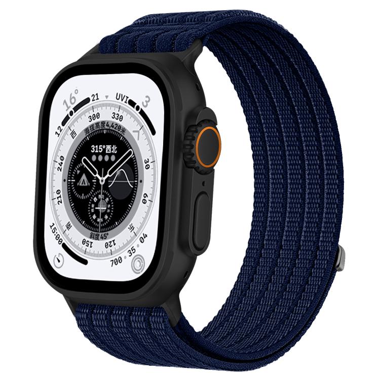 Cloud-Feel Breathable Nylon Woven Metal Head Watch Band, For Apple Watch 46mm / 49mm / 45mm / 44mm, For Apple Watch 42mm / 41mm / 40mm / 38mm