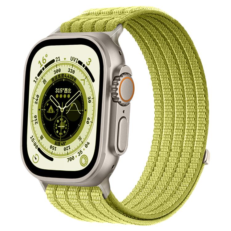 Cloud-Feel Breathable Nylon Woven Metal Head Watch Band, For Apple Watch 46mm / 49mm / 45mm / 44mm, For Apple Watch 42mm / 41mm / 40mm / 38mm