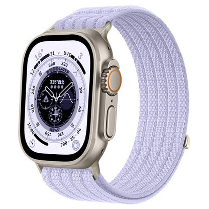 Cloud-Feel Breathable Nylon Woven Metal Head Watch Band, For Apple Watch 46mm / 49mm / 45mm / 44mm, For Apple Watch 42mm / 41mm / 40mm / 38mm