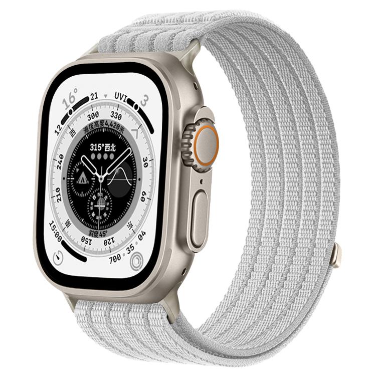 Cloud-Feel Breathable Nylon Woven Metal Head Watch Band, For Apple Watch 46mm / 49mm / 45mm / 44mm, For Apple Watch 42mm / 41mm / 40mm / 38mm