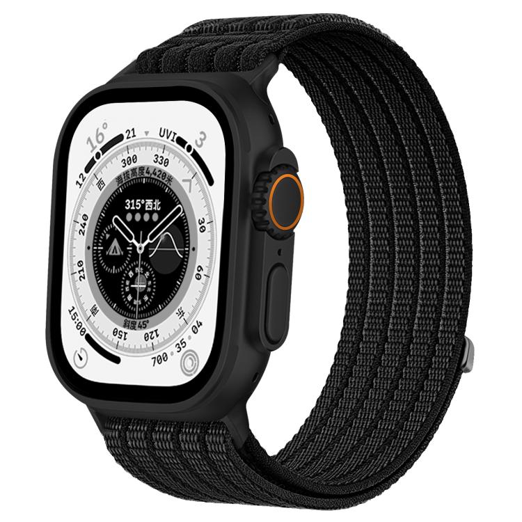 Cloud-Feel Breathable Nylon Woven Metal Head Watch Band, For Apple Watch 46mm / 49mm / 45mm / 44mm, For Apple Watch 42mm / 41mm / 40mm / 38mm