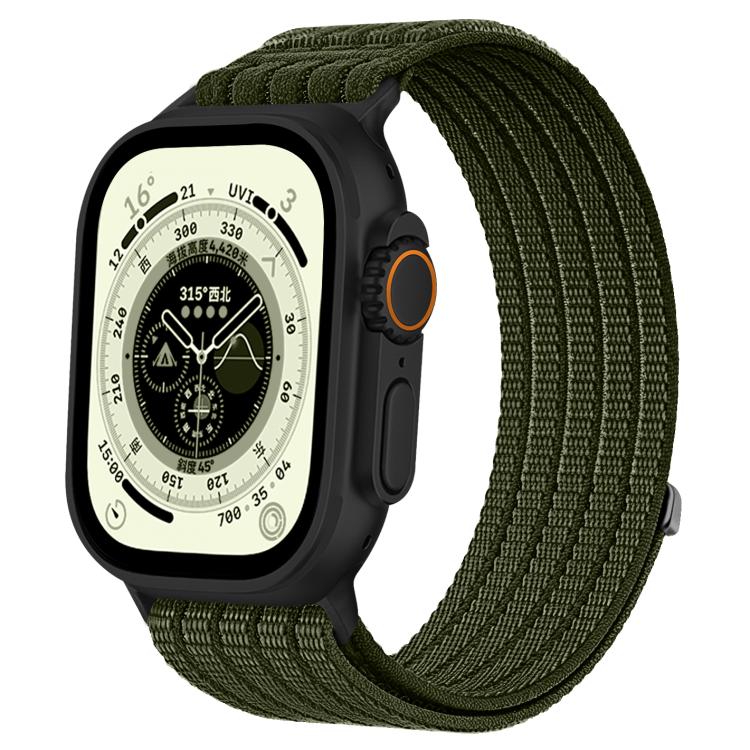 Cloud-Feel Breathable Nylon Woven Metal Head Watch Band, For Apple Watch 46mm / 49mm / 45mm / 44mm, For Apple Watch 42mm / 41mm / 40mm / 38mm