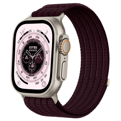 Cloud-Feel Breathable Nylon Woven Metal Head Watch Band, For Apple Watch 46mm / 49mm / 45mm / 44mm, For Apple Watch 42mm / 41mm / 40mm / 38mm