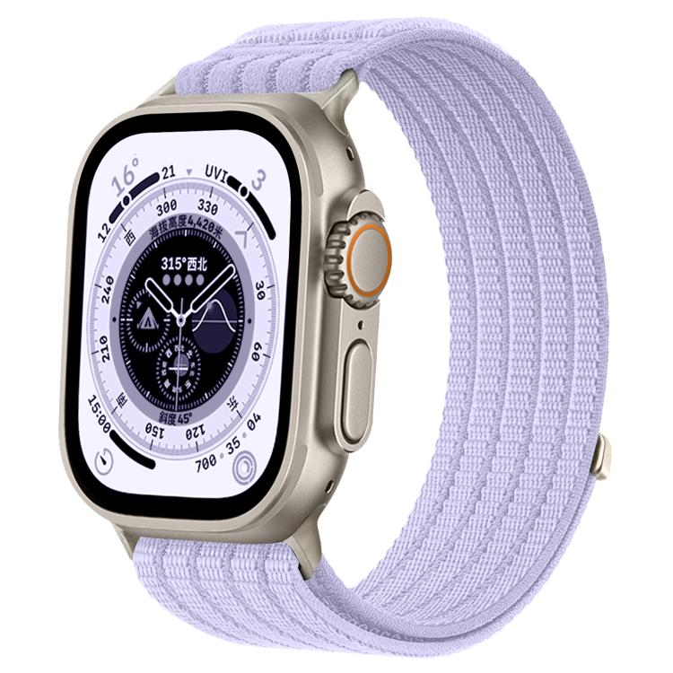 Cloud-Feel Breathable Nylon Woven Metal Head Watch Band, For Apple Watch 46mm / 49mm / 45mm / 44mm, For Apple Watch 42mm / 41mm / 40mm / 38mm