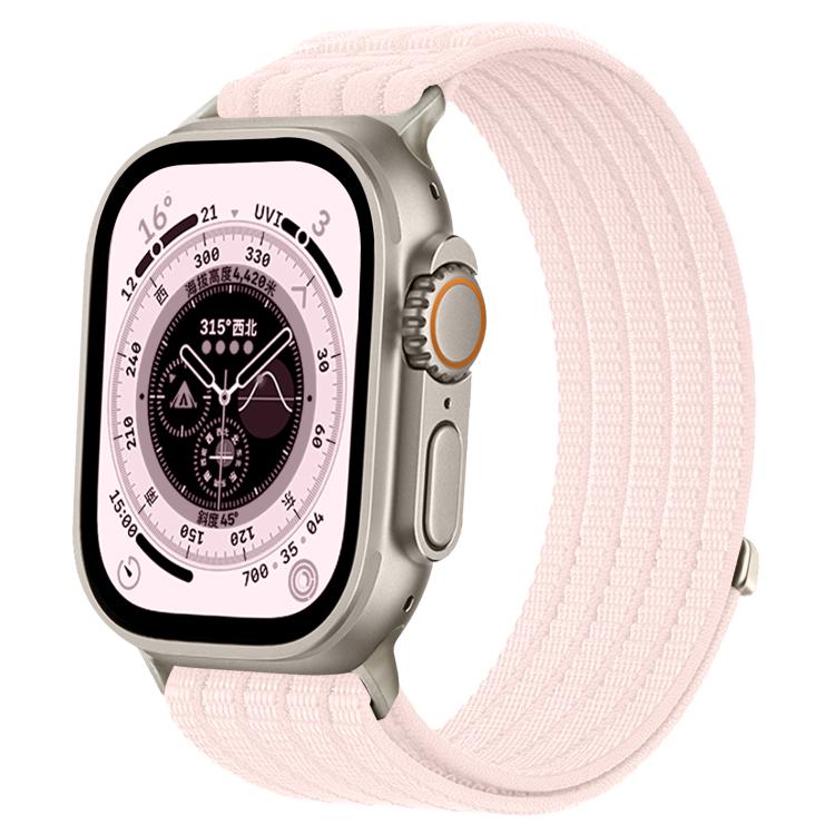 Cloud-Feel Breathable Nylon Woven Metal Head Watch Band, For Apple Watch 46mm / 49mm / 45mm / 44mm, For Apple Watch 42mm / 41mm / 40mm / 38mm
