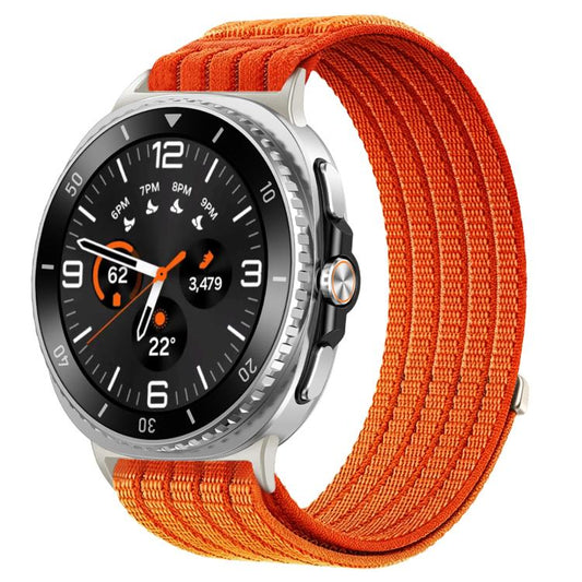 Cloud-Feel Breathable Nylon Woven Metal Head Watch Band, For Samsung Galaxy Watch8 / Watch8 Classic