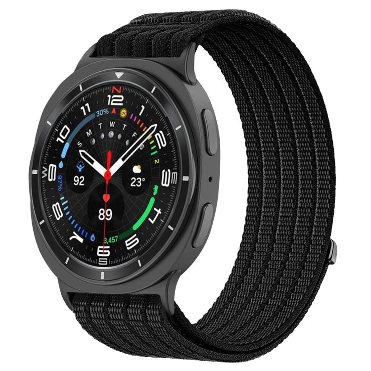 Cloud-Feel Breathable Nylon Woven Metal Head Watch Band, For Samsung Galaxy Watch8 / Watch8 Classic